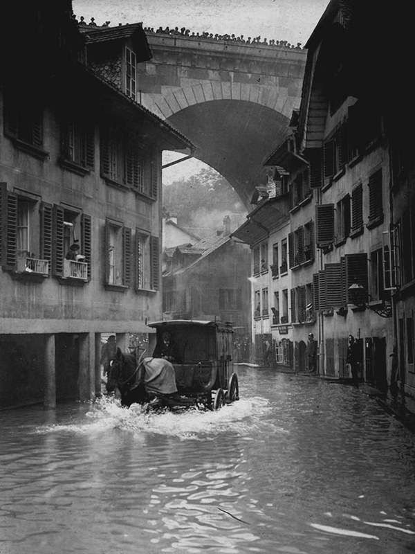 Matte in Bern: Hochwasser 1910 